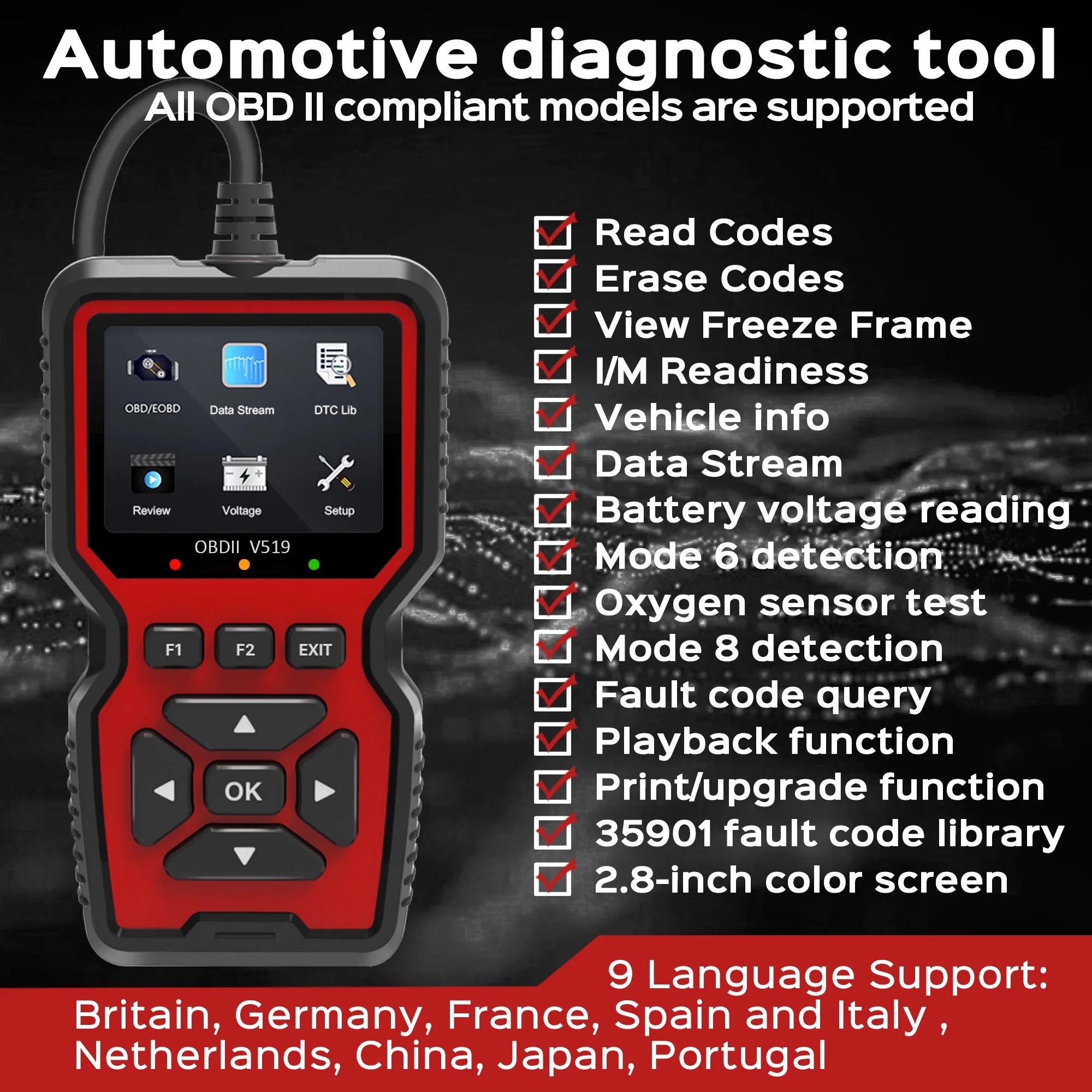 Valise diagnostic Auto OBD2