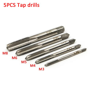 Lot de 5 Tarauds Métal